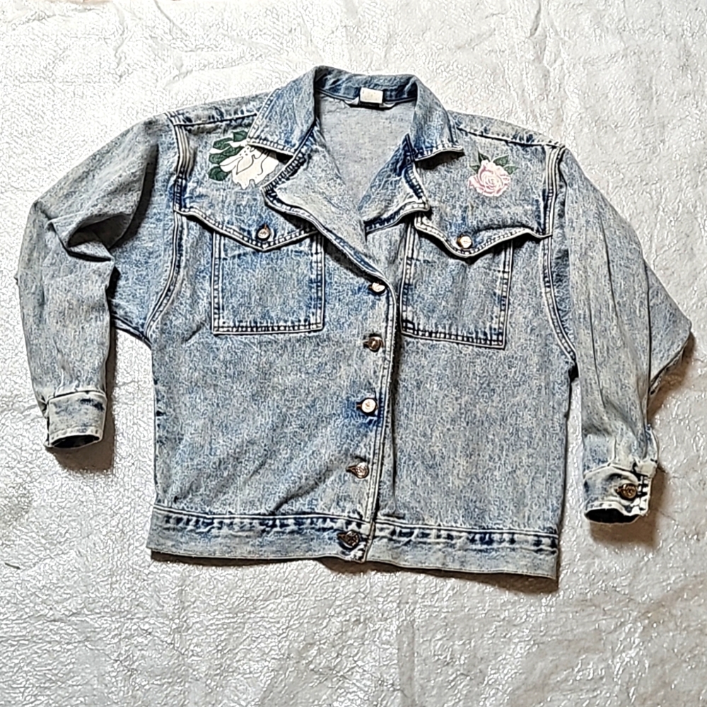 RARE Vintage Roper Denim Cow Skull Jacket